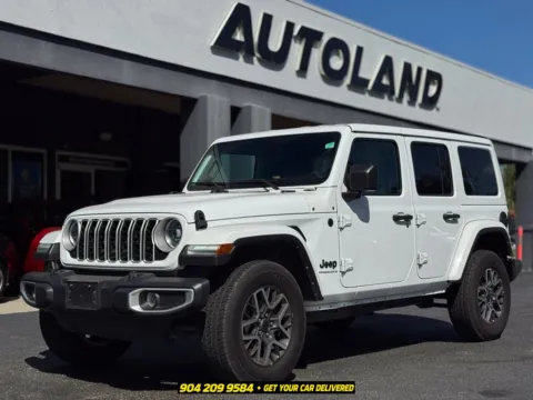 White 2025 Jeep Wrangler Sahara for sale in Jacksonville, FL