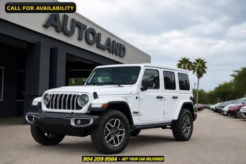 White 2025 Jeep Wrangler Sahara for sale in Jacksonville, FL