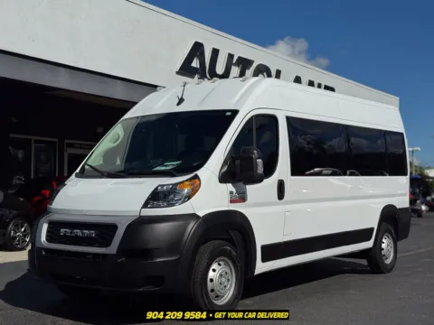 White 2022 Ram ProMaster 2500 Window Van High Roof for sale in Jacksonville, FL