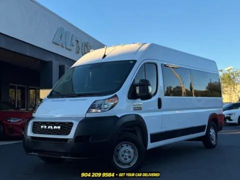 White 2022 Ram ProMaster 2500 Window Van High Roof for sale in Jacksonville, FL