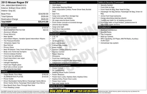 Photos of 2013 Nissan Rogue SV for sale in Jacksonville, FL at AUTOLAND