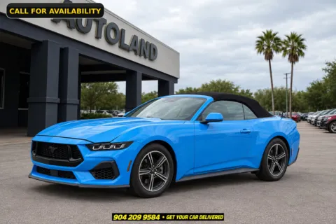 Blue 2024 Ford Mustang EcoBoost Premium for sale in Jacksonville, FL