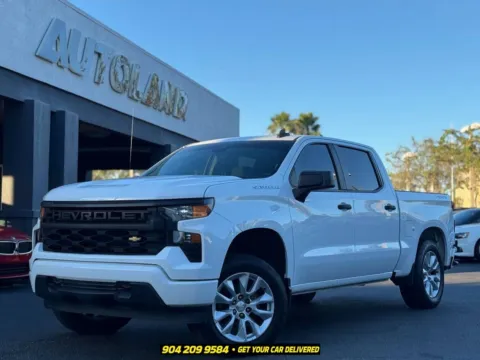White 2022 Chevrolet Silverado 1500 Custom for sale in Jacksonville, FL