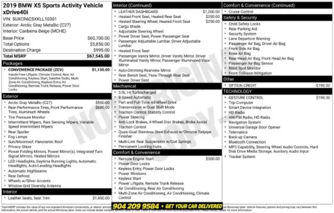 Photos of 2019 BMW X5 xDrive40i for sale in Jacksonville, FL at AUTOLAND