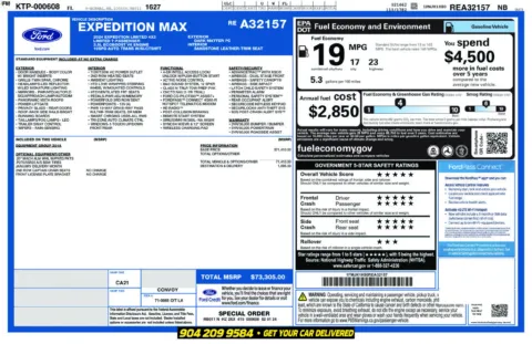 Photos of 2024 Ford Expedition Max Limited for sale in Jacksonville, FL at AUTOLAND