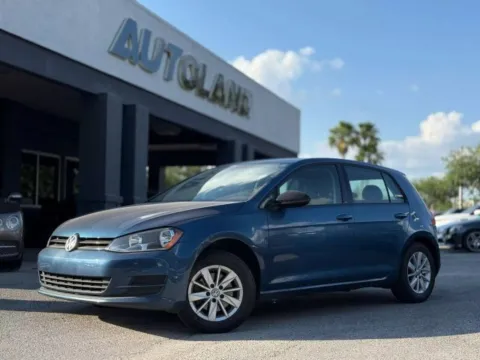 Blue 2016 Volkswagen Golf TSI S 4-Door for sale in Jacksonville, FL