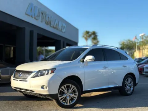 White 2011 Lexus RX 450h for sale in Jacksonville, FL