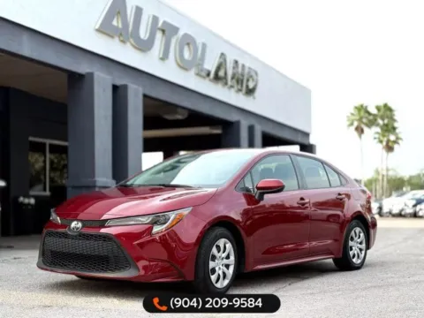 Red 2022 Toyota Corolla LE for sale in Jacksonville, FL