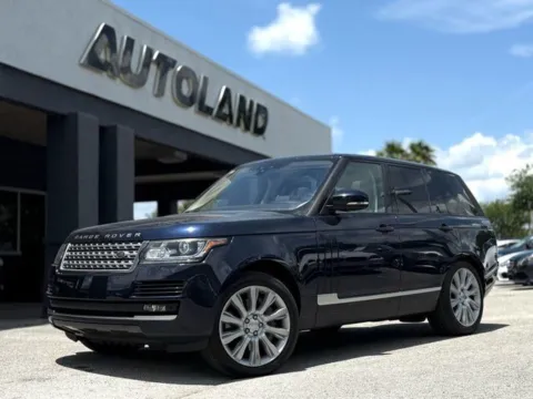 Blue 2017 Land Rover Range Rover 5.0L V8 Supercharged for sale in Jacksonville, FL