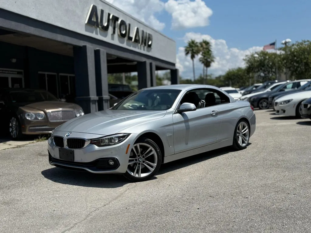 White 2018 BMW 4 Series 430i Convertible 2D for sale in Jacksonville, FL