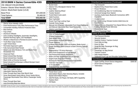 Another view of 2018 BMW 4 Series 430i for sale in Jacksonville, FL at AUTOLAND
