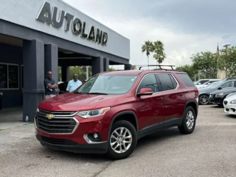 Red 2019 Chevrolet Traverse LT for sale in Jacksonville, FL