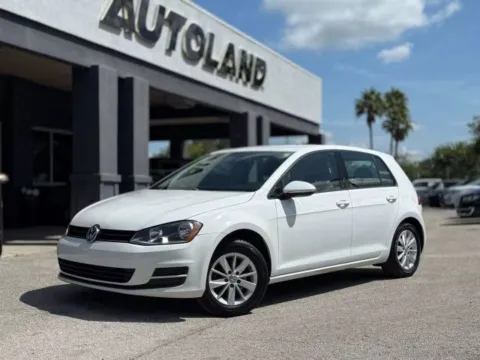 White 2015 Volkswagen Golf TSI S 4 Door for sale in Jacksonville, FL