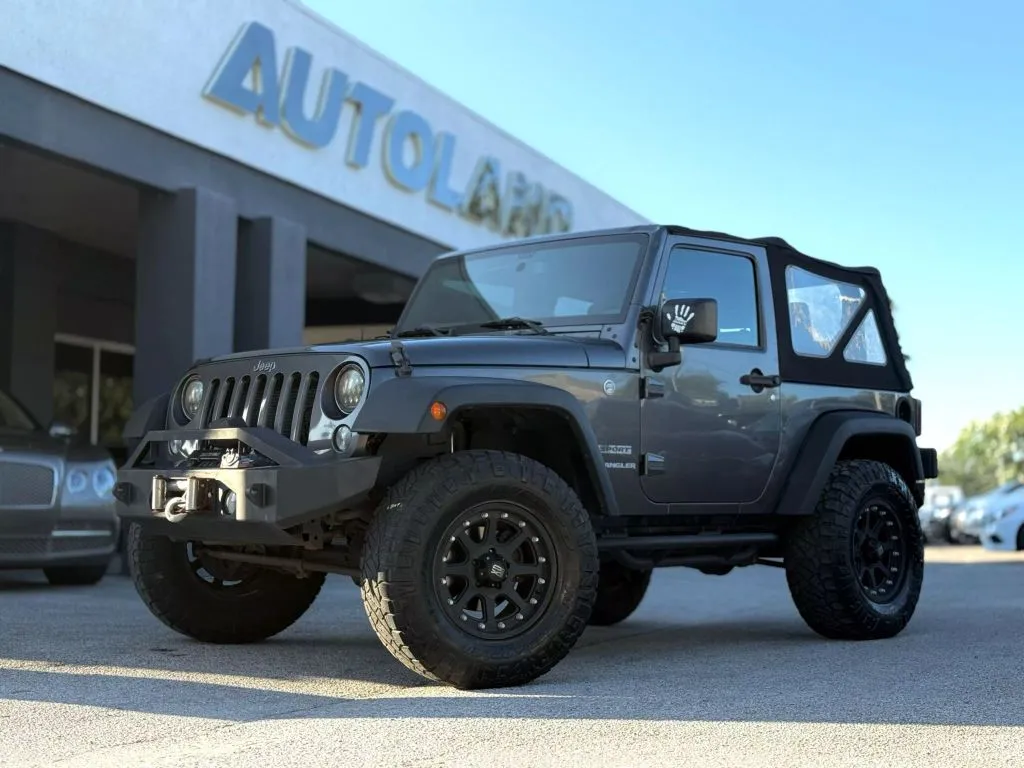 Silver 2016 Jeep Wrangler Sport S Sport Utility 2D for sale in Jacksonville, FL