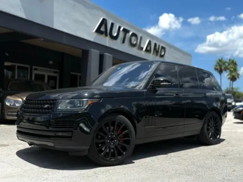 Green 2016 Land Rover Range Rover Supercharged LWB Sport Utility 4D for sale in Jacksonville, FL