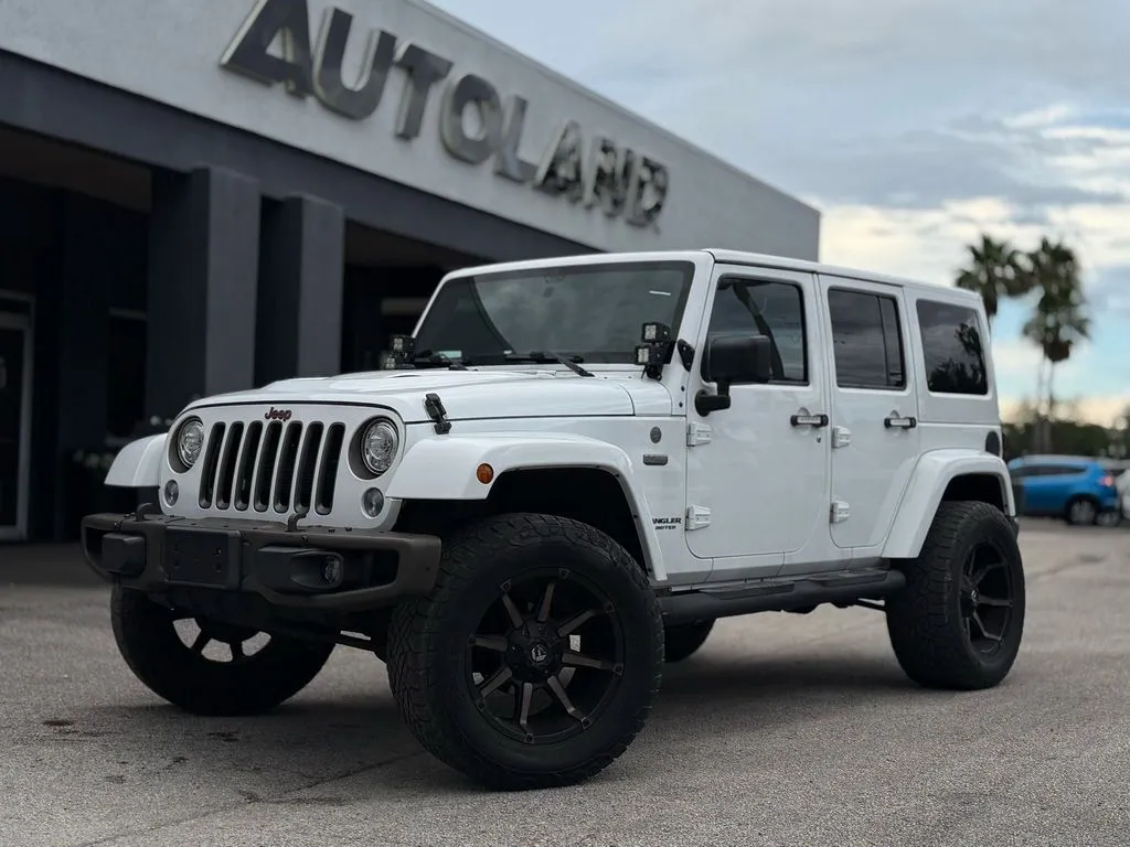 Blue 2017 Jeep Wrangler Unlimited 75th Anniversary Edition Sport Utility 4D for sale in Jacksonville, FL