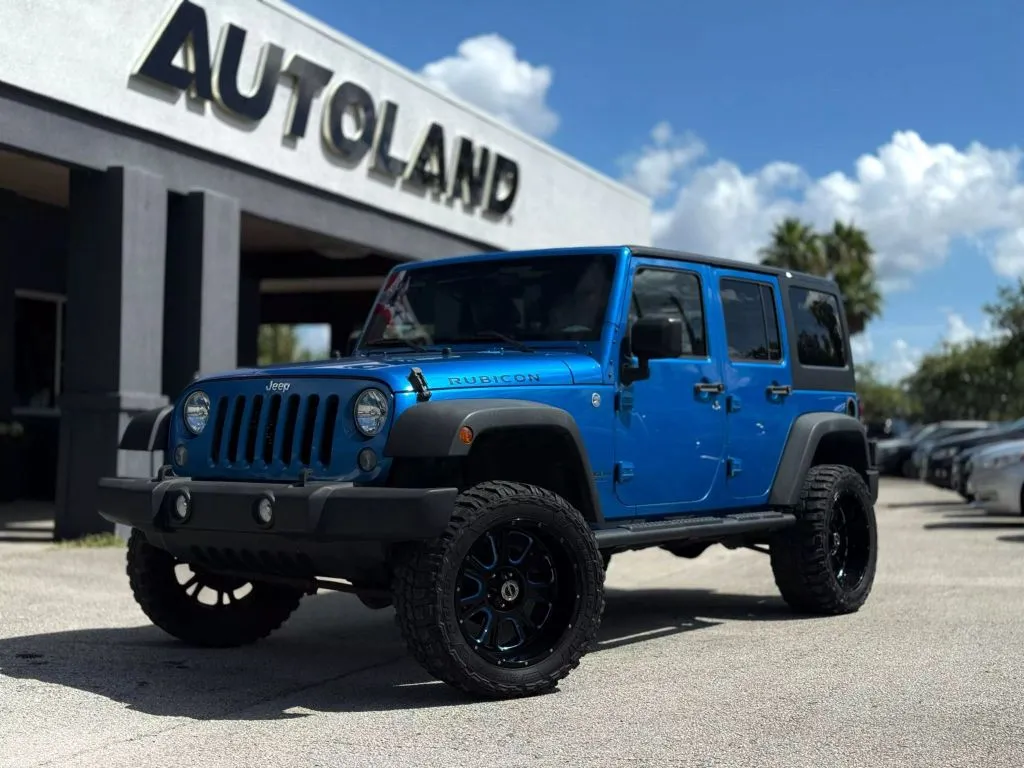 Gray 2015 Jeep Wrangler Unlimited Rubicon Sport Utility 4D for sale in Jacksonville, FL