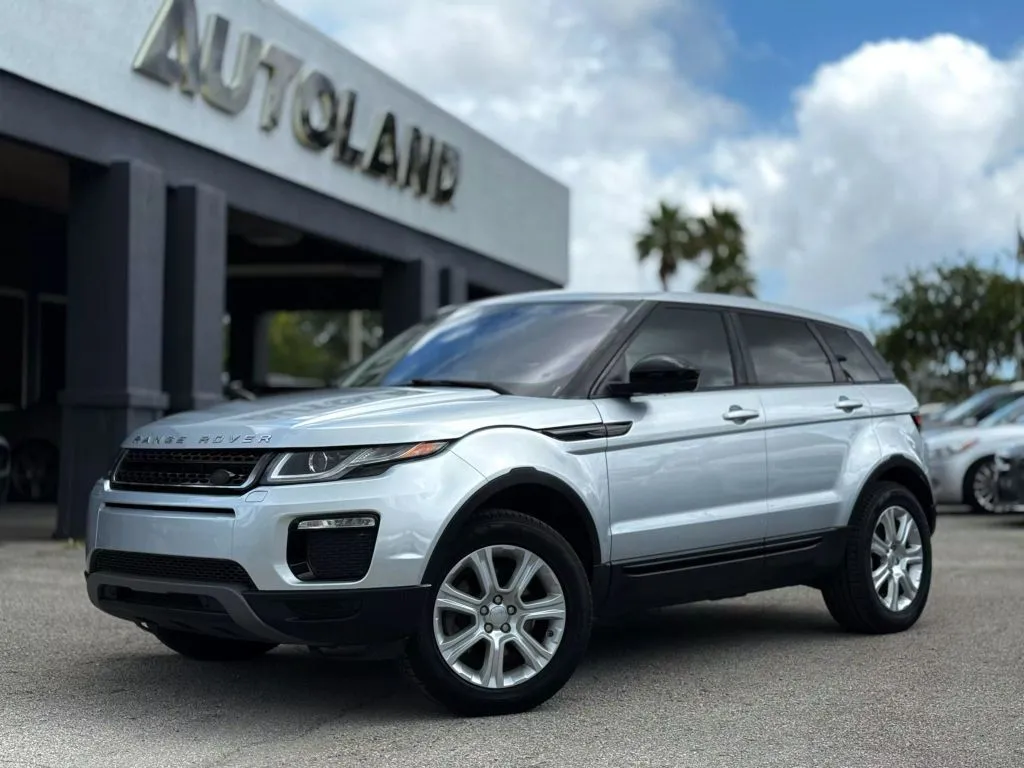 Blue 2018 Land Rover Range Rover Evoque SE Sport Utility 4D for sale in Jacksonville, FL