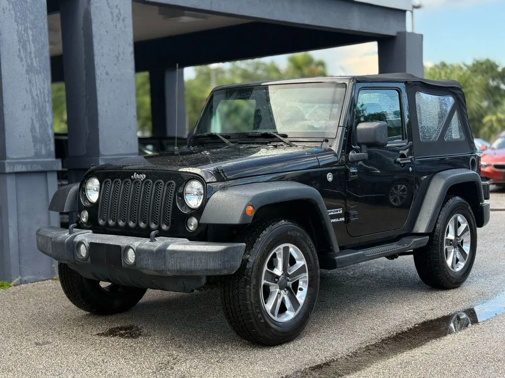 Silver 2016 Jeep Wrangler Sport S Sport Utility 2D for sale in Jacksonville, FL