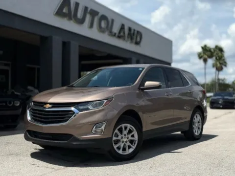 Beige 2018 Chevrolet Equinox LT for sale in Jacksonville, FL