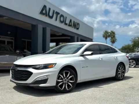 White 2021 Chevrolet Malibu RS for sale in Jacksonville, FL