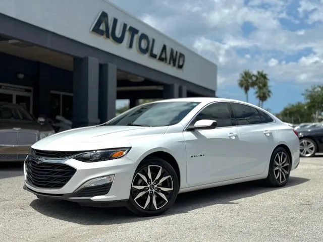 White 2021 Chevrolet Malibu RS for sale in Jacksonville, FL