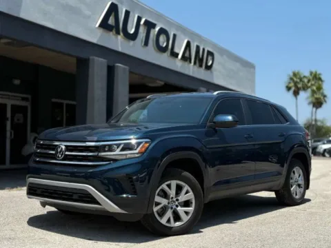 Blue 2021 Volkswagen Atlas Cross Sport 2.0T S for sale in Jacksonville, FL