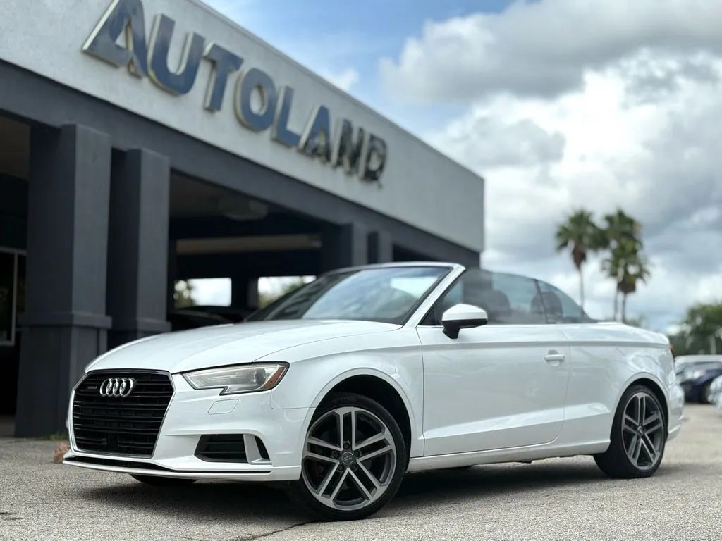 Black 2017 Audi A3 Premium Cabriolet 2D for sale in Jacksonville, FL