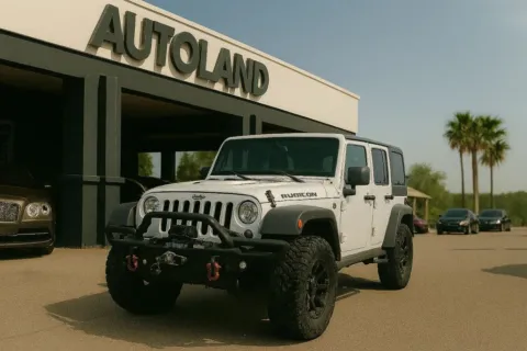 Silver 2016 Jeep Wrangler Unlimited Rubicon Hard Rock Sport Utility 4D for sale in Jacksonville, FL