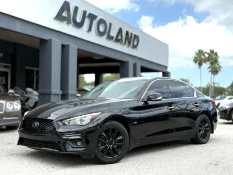 Black 2017 INFINITI Q50 3.0t Premium Sedan 4D for sale in Jacksonville, FL