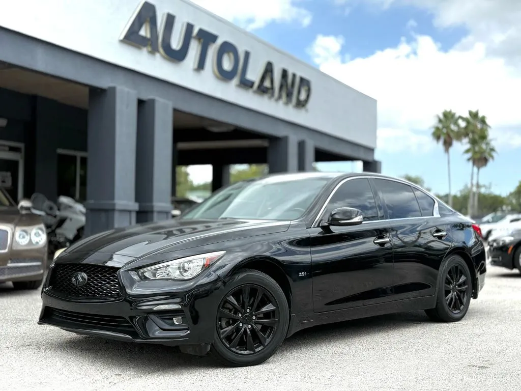 Black 2017 INFINITI Q50 3.0t Premium Sedan 4D for sale in Jacksonville, FL