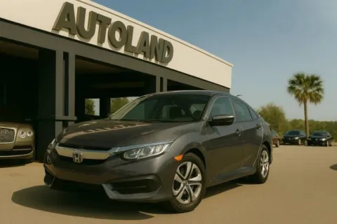 Gray 2018 Honda Civic LX for sale in Jacksonville, FL