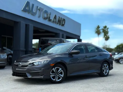 Gray 2018 Honda Civic LX for sale in Jacksonville, FL