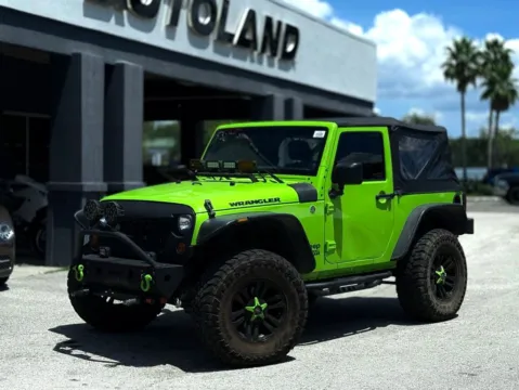 Green 2013 Jeep Wrangler Sport for sale in Jacksonville, FL