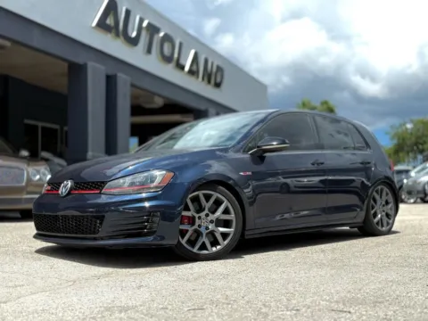 Green 2017 Volkswagen Golf GTI Sport Hatchback Sedan 4D for sale in Jacksonville, FL