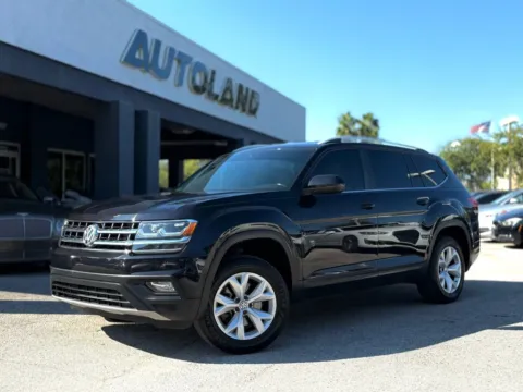 Black 2018 Volkswagen Atlas SE w/Tech Pkg Sport Utility 4D for sale in Jacksonville, FL