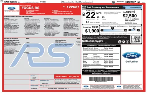 More photos of 2017 Ford Focus RS at AUTOLAND, FL
