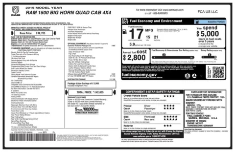 Photos of 2016 Ram 1500 Big Horn for sale in Jacksonville, FL at AUTOLAND