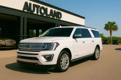 White 2019 Ford Expedition Max Platinum for sale in Jacksonville, FL