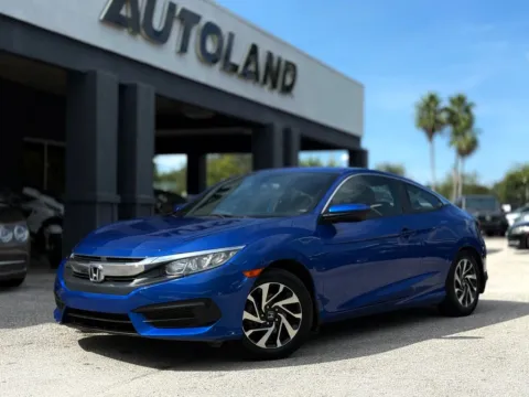 Blue 2017 Honda Civic LX for sale in Jacksonville, FL