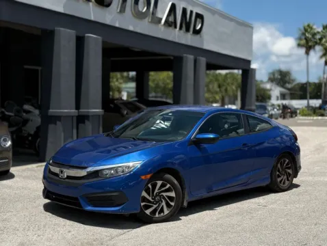 Red 2017 Honda Civic LX for sale in Jacksonville, FL