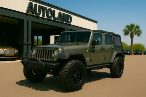 Green 2015 Jeep Wrangler Unlimited Sport for sale in Jacksonville, FL