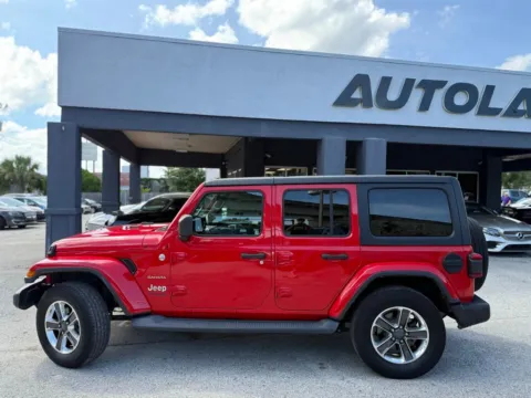 Another view of 2019 Jeep Wrangler Unlimited Sahara for sale in Jacksonville, FL at AUTOLAND