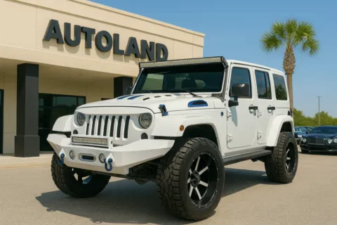 White 2013 Jeep Wrangler Unlimited Sahara for sale in Jacksonville, FL
