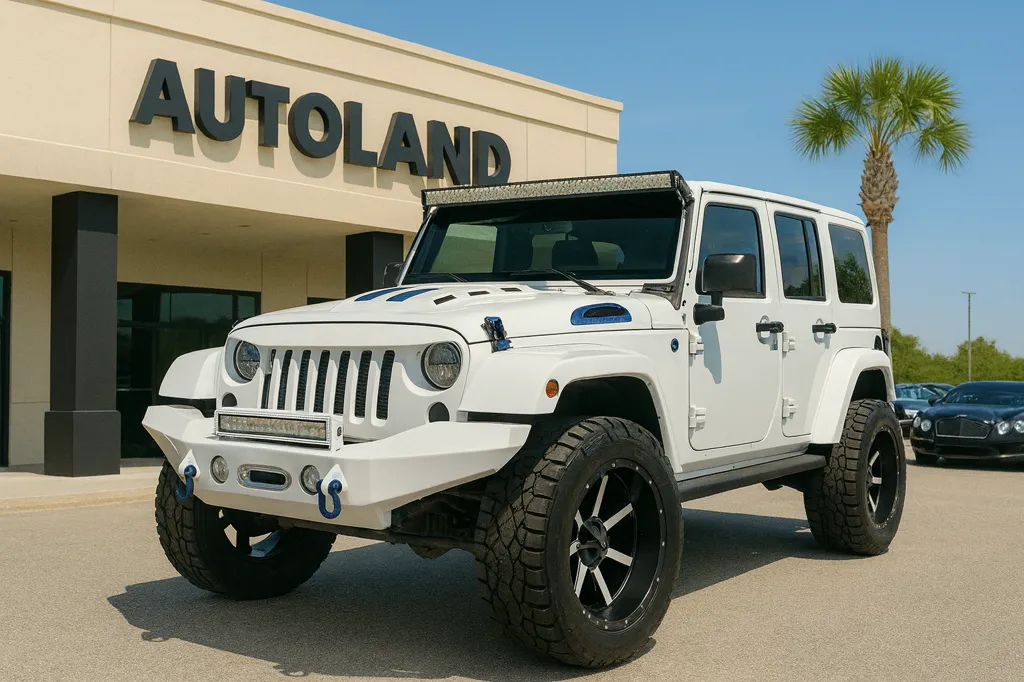 White 2013 Jeep Wrangler Unlimited Sahara for sale in Jacksonville, FL