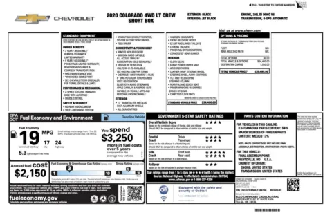 Photos of 2020 Chevrolet Colorado LT for sale in Jacksonville, FL at AUTOLAND