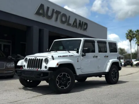 White 2015 Jeep Wrangler Unlimited Rubicon for sale in Jacksonville, FL