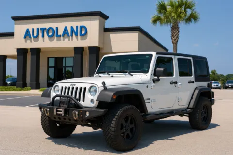 White 2016 Jeep Wrangler Unlimited Sport for sale in Jacksonville, FL