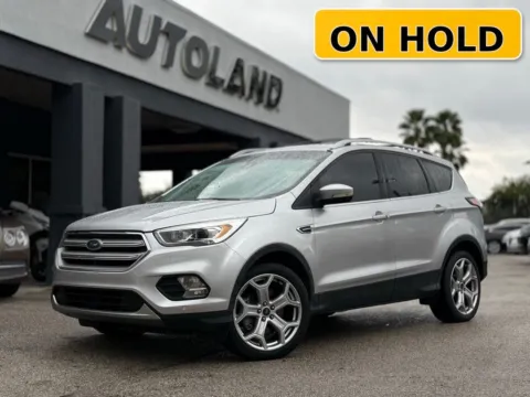 Silver 2017 Ford Escape Titanium for sale in Jacksonville, FL