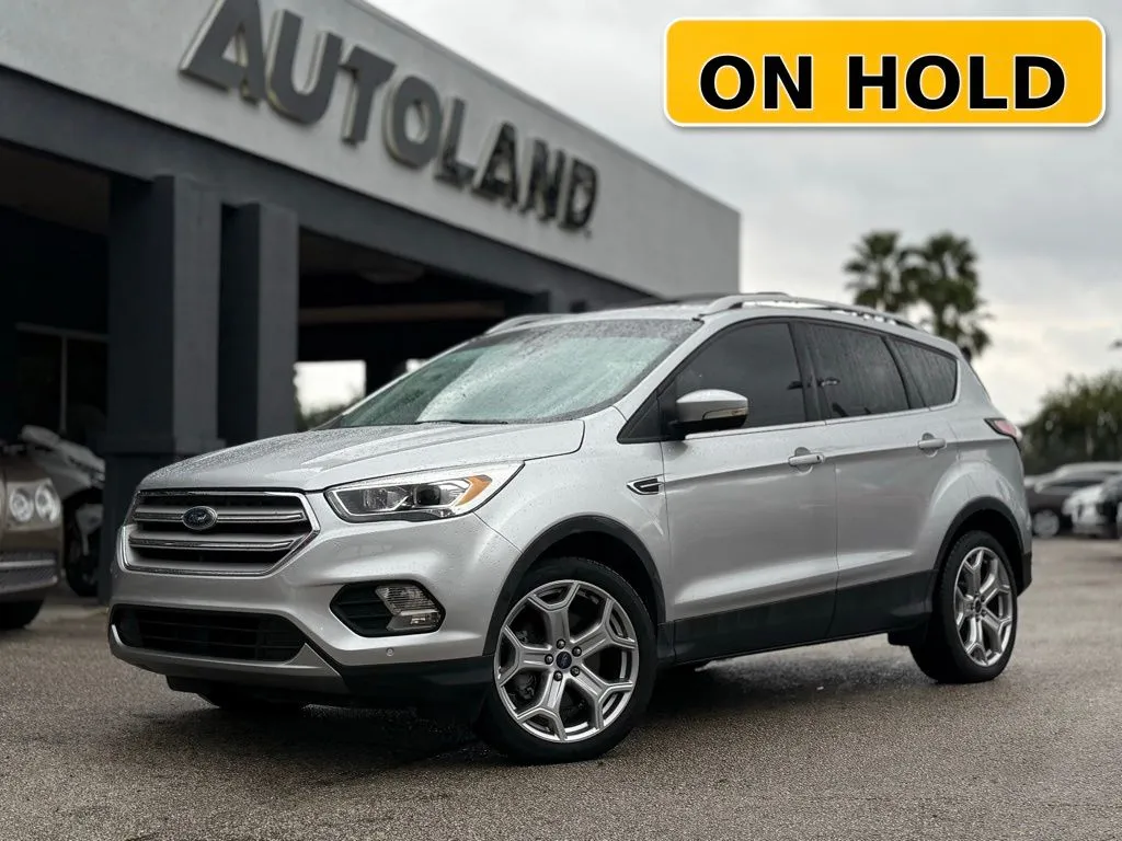 Silver 2017 Ford Escape Titanium for sale in Jacksonville, FL